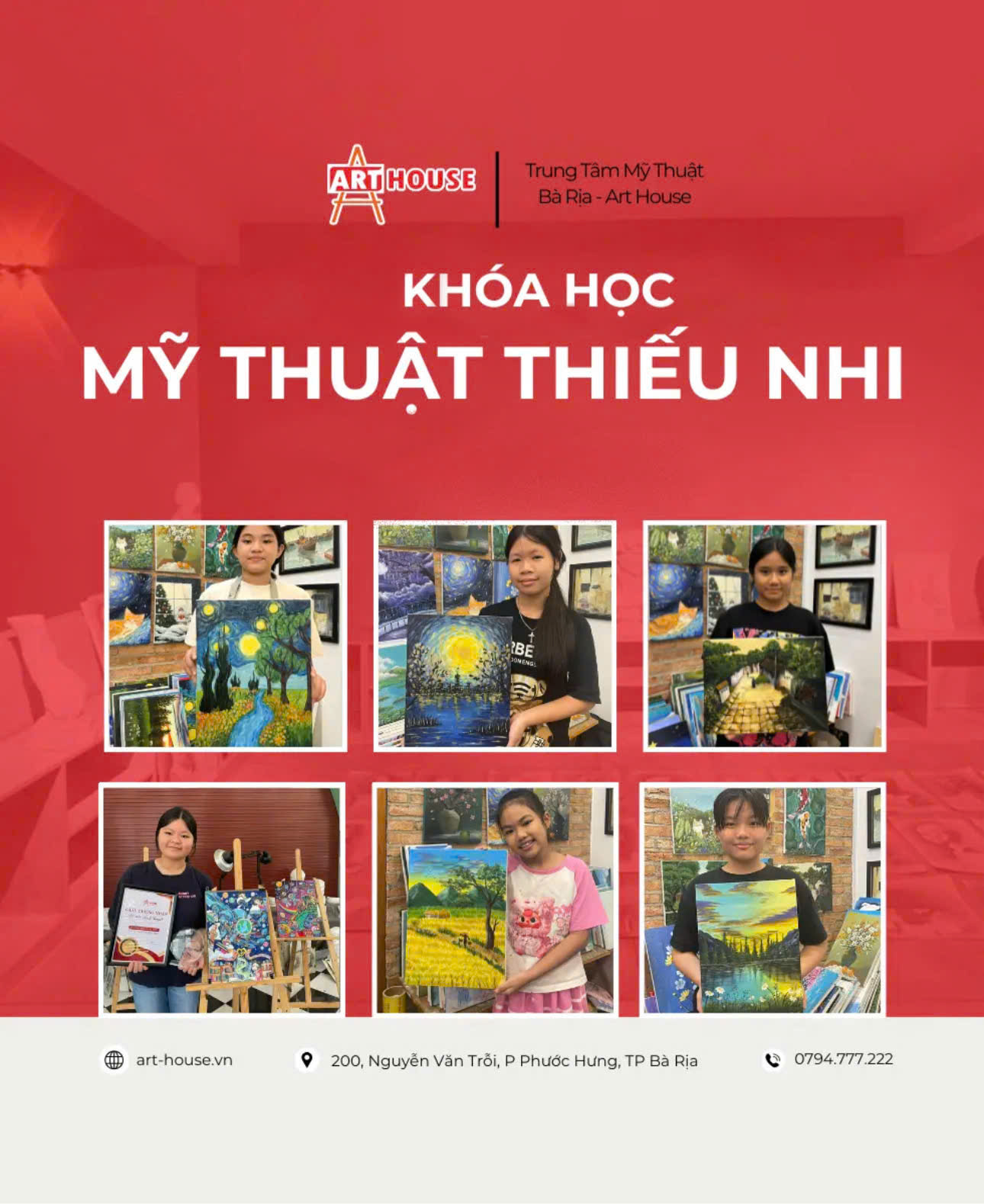 Luyện thi mỹ thuật tại Bà Rịa